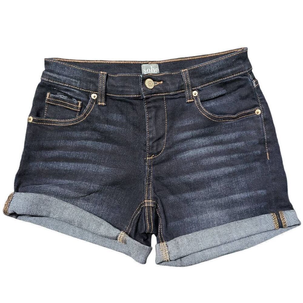 Soho Mid Rise Rolled Cuff 4" Denim Short Women's 0